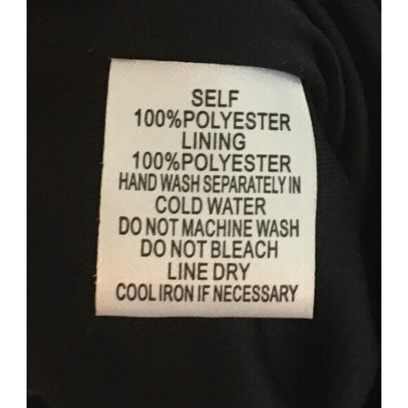 Cotton Candy LA Dress Women's Size Medium Black White Polka Dots Cut Out Tie - Picture 6 of 7